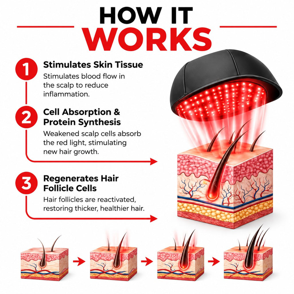 GrowCap™ Red Light Hair Growth Cap